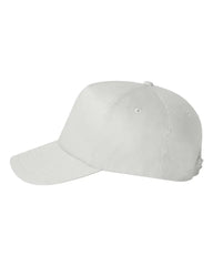 Valucap 8869 Five-Panel Twill Cap - White Red - White Red / One Size Fits Most