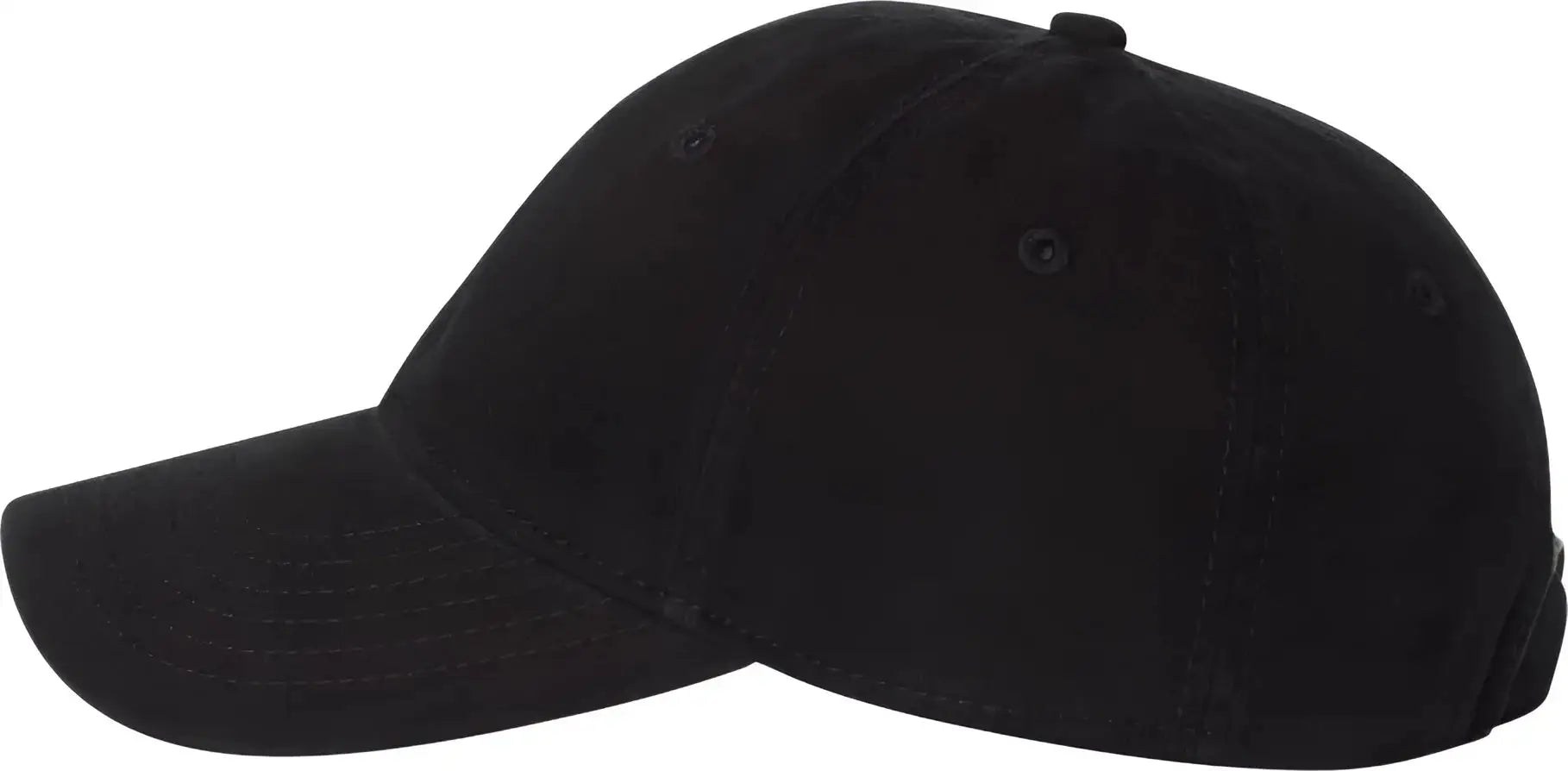 Valucap AH35 Unstructured Cap - Black - Black / One Size Fits Most