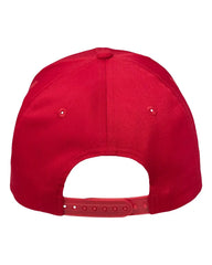Valucap VC100 Lightweight Twill Cap - Red - Red / One Size Fits Most