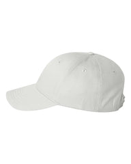 Valucap VC100 Lightweight Twill Cap - White - White / One Size Fits Most