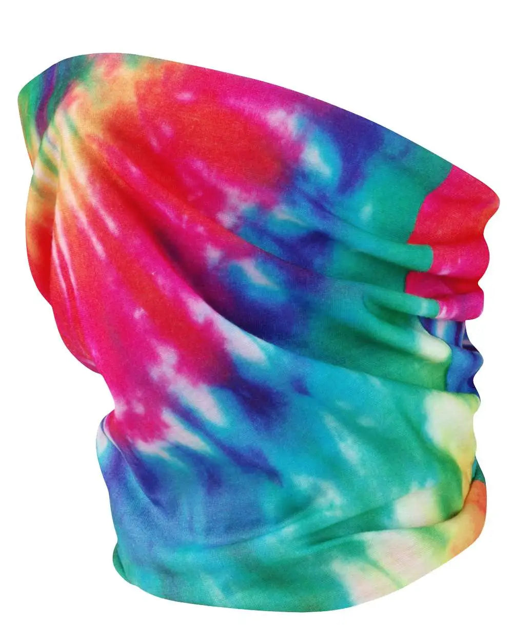 Valucap VC20 ValuMask Gaiter - Rainbow Tie-Dye - Rainbow Tie-Dye / One Size Fits Most