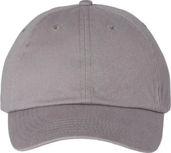 Valucap VC300A Bio-Washed Classic Dad Cap - Gray - Gray / One Size Fits Most