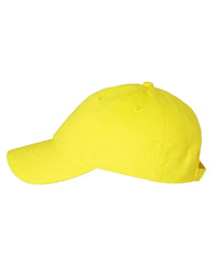 Valucap VC300A Bio-Washed Classic Dad Cap - Neon Yellow - Neon Yellow / One Size Fits Most