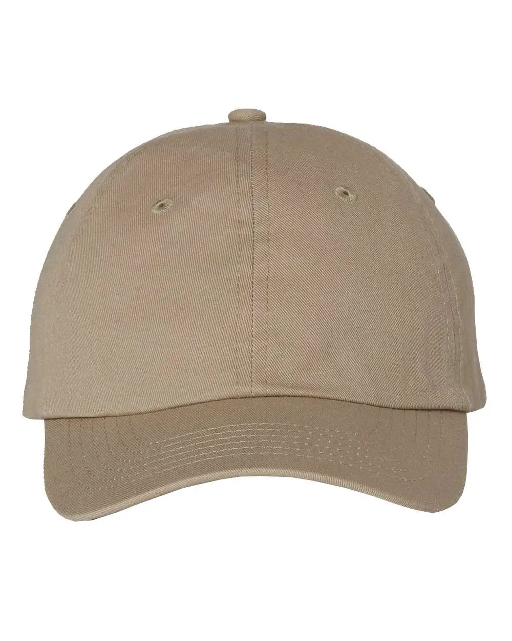Valucap VC300Y Youth Small Fit Bio-Washed Dad Cap - Khaki - Khaki / One Size Fits Most