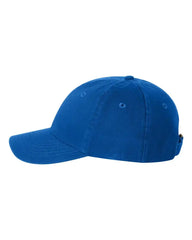 Valucap VC300Y Youth Small Fit Bio-Washed Dad Cap - Royal - Royal / One Size Fits Most