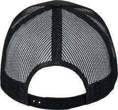 Valucap VC400 Mesh-Back Twill Trucker Cap - Camo Black - Camo Black / One Size Fits Most