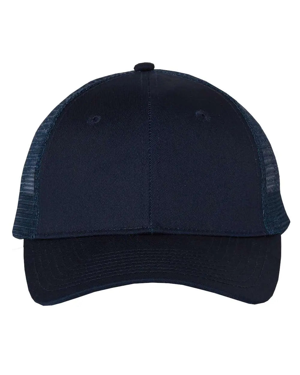 Valucap VC400 Mesh-Back Twill Trucker Cap - Navy - Navy / One Size Fits Most