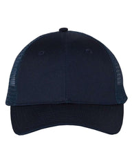 Valucap VC400 Mesh-Back Twill Trucker Cap - Navy - Navy / One Size Fits Most