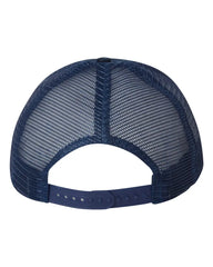 Valucap VC400 Mesh-Back Twill Trucker Cap - Navy - Navy / One Size Fits Most