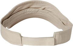 Valucap VC500 Bio-Washed Visor - Stone - Stone / One Size Fits Most