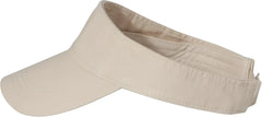 Valucap VC500 Bio-Washed Visor - Stone - Stone / One Size Fits Most