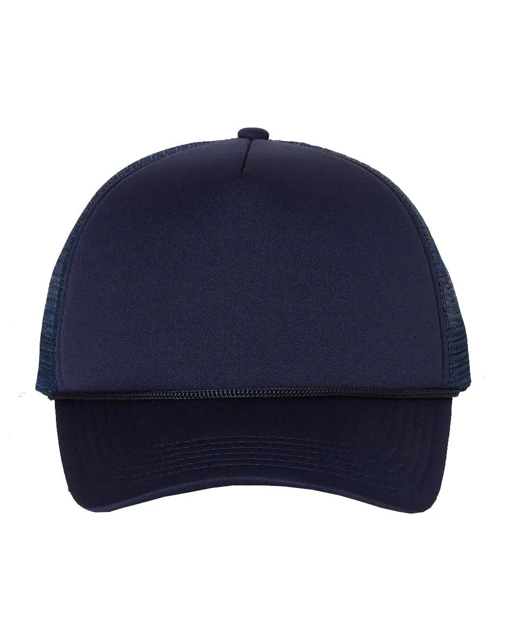 Valucap VC700 Foam Mesh-Back Trucker Cap - Navy Navy - Navy Navy / One Size Fits Most