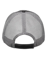 Valucap VC990 Contrast Stitch Cap - Black Gray - Black Gray / One Size Fits Most