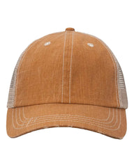 Valucap VC990 Contrast Stitch Cap - Golden Brown Khaki - Golden Brown Khaki / One Size Fits Most