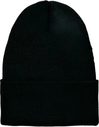 Volunteer Knitwear VL10 Chore Beanie - Black - Black / Adult OSFM