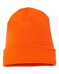 YP Classics 1501KC Cuffed Beanie - Blaze Orange - Blaze Orange / One Size Fits Most
