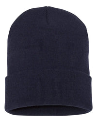 YP Classics 1501KC Cuffed Beanie - Navy - Navy / One Size Fits Most