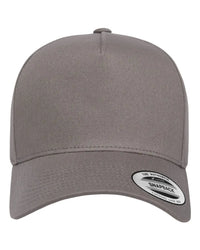 YP Classics 5079S Retro Cotton Blend Trucker Snapback Cap - 5079 - Gray - Gray / One Size Fits Most