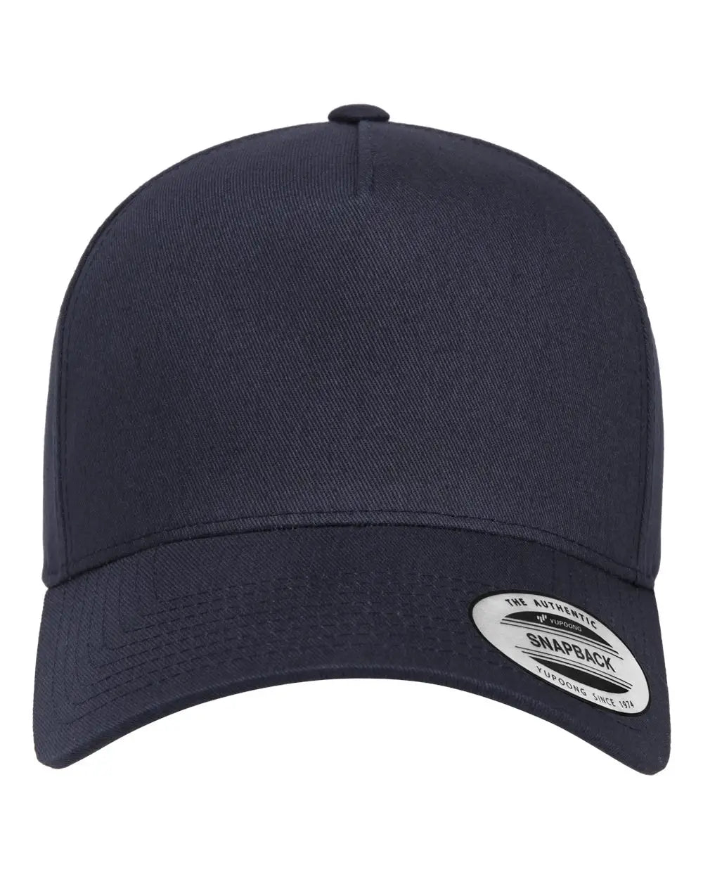 YP Classics 5079S Retro Cotton Blend Trucker Snapback Cap - 5079 - Navy - Navy / One Size Fits Most