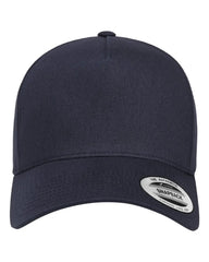 YP Classics 5079S Retro Cotton Blend Trucker Snapback Cap - 5079 - Navy - Navy / One Size Fits Most