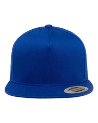 YP Classics 6007 Five-Panel Cotton Twill Snapback Cap - Royal Blue - Royal Blue / One Size Fits Most