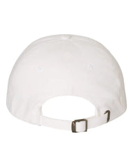 YP Classics 6245PT Peached Cotton Twill Dad Cap - White - White / One Size Fits Most