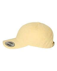 YP Classics 6245PT Peached Cotton Twill Dad Cap - Yellow - Yellow / One Size Fits Most