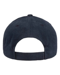YP Classics 6363V Structured Brushed Twill Cap - Navy - Navy / One Size Fits Most