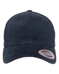 YP Classics 6363V Structured Brushed Twill Cap - Navy - Navy / One Size Fits Most