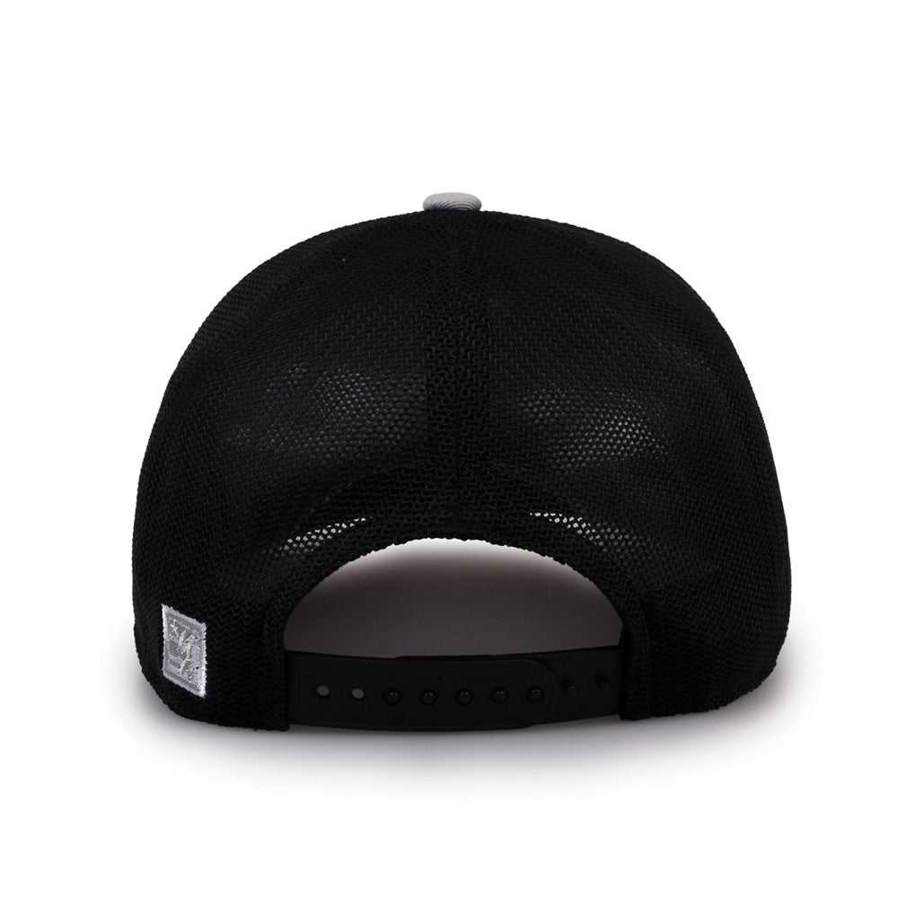 The Game GB518 Everyday Trucker Cap - Gray Black - HIT a Double - 6