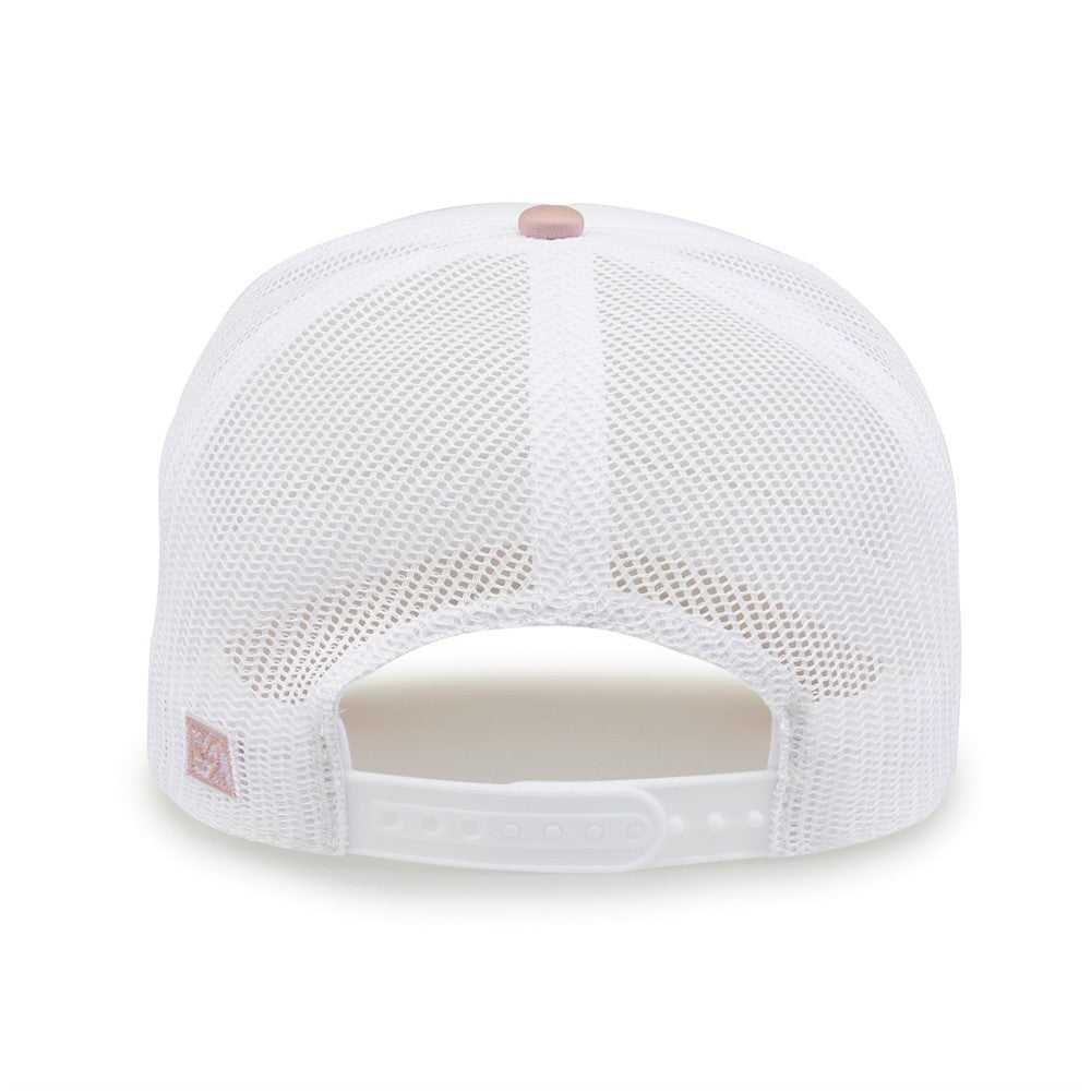 The Game GB473 Foam Front Trucker Cap - White Cameo - HIT a Double - 7