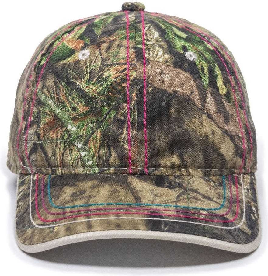 OC Sports 101LDS Adjustable Ladies Fit Cap - Mossy Oak Break-Up Country - HIT a Double - 3