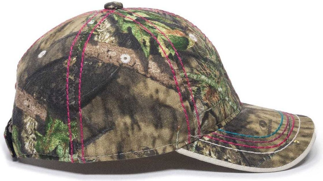 OC Sports 101LDS Adjustable Ladies Fit Cap - Mossy Oak Break-Up Country - HIT a Double - 7