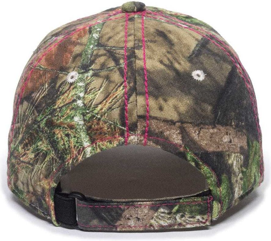 OC Sports 101LDS Adjustable Ladies Fit Cap - Mossy Oak Break-Up Country - HIT a Double - 2