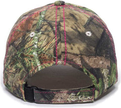 OC Sports 101LDS Adjustable Ladies Fit Cap - Mossy Oak Break-Up Country - HIT a Double - 2