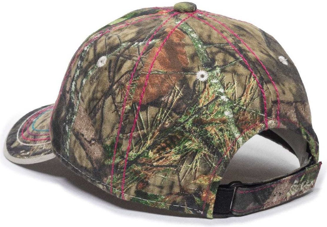 OC Sports 101LDS Adjustable Ladies Fit Cap - Mossy Oak Break-Up Country - HIT a Double - 5