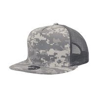 Decky 1040 Classic 5 Panel Cot. Trucker Cap - Army Digicam | HIT a Double