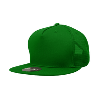 Decky 1040 Classic 5 Panel Cot. Trucker Cap - Kelly | HIT a Double