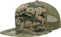 Decky 1040 Classic 5 Panel Cot. Trucker Cap - MCU Camo | HIT a Double