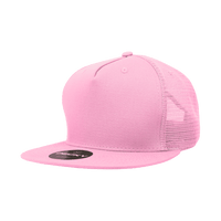 Decky 1040 Classic 5 Panel Cot. Trucker Cap - Pink | HIT a Double