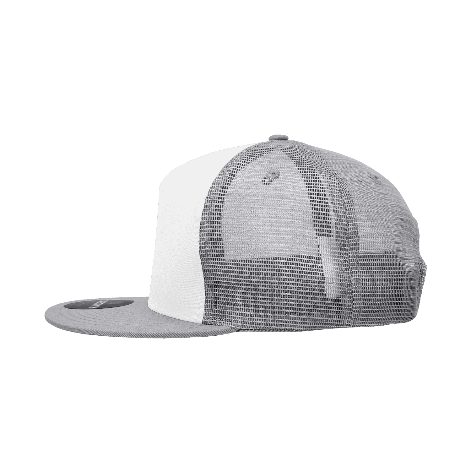 Decky 1040 Classic 5 Panel Trucker Cap - White Gray - HIT a Double - 3