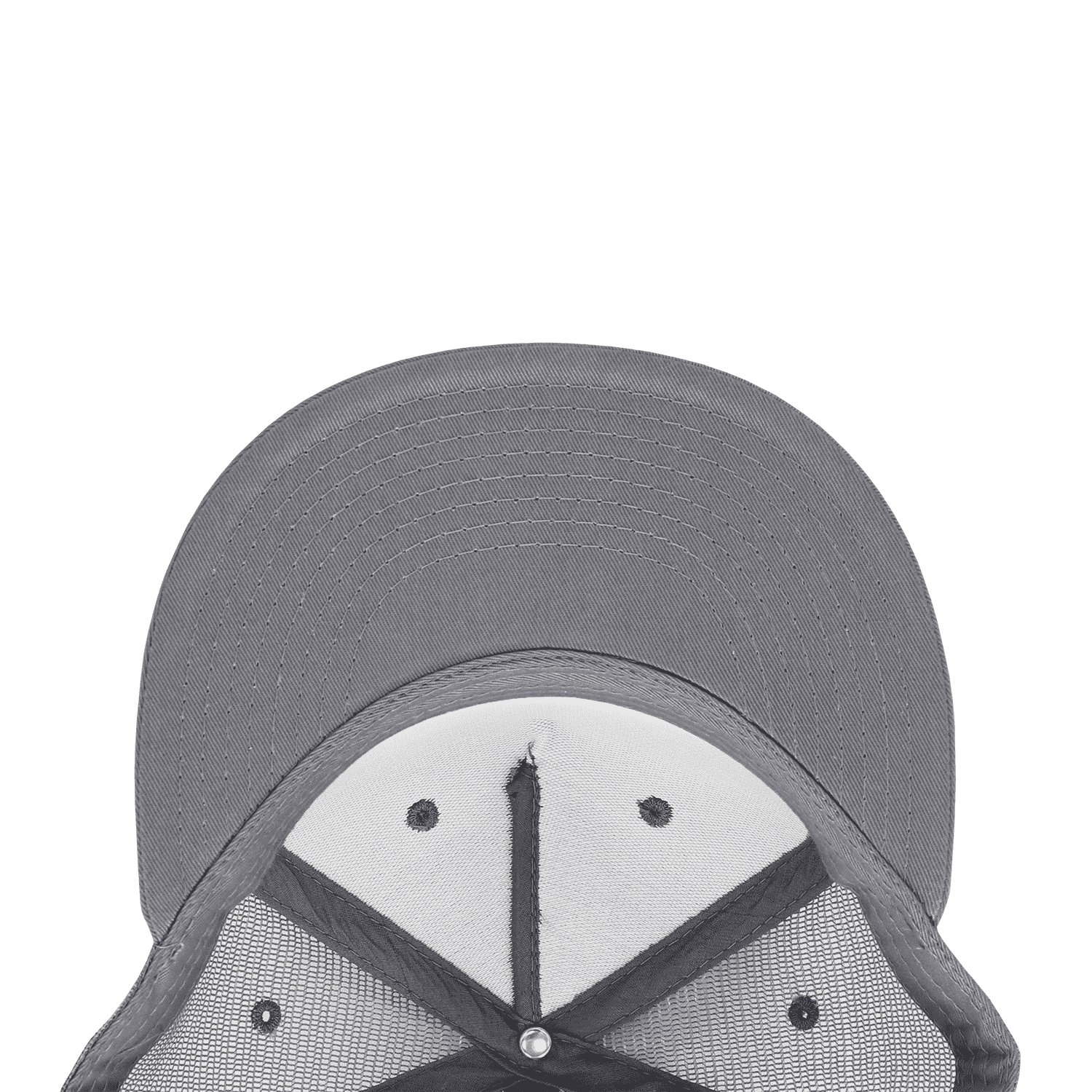 Decky 1040 Classic 5 Panel Trucker Cap - White Gray - HIT a Double - 5