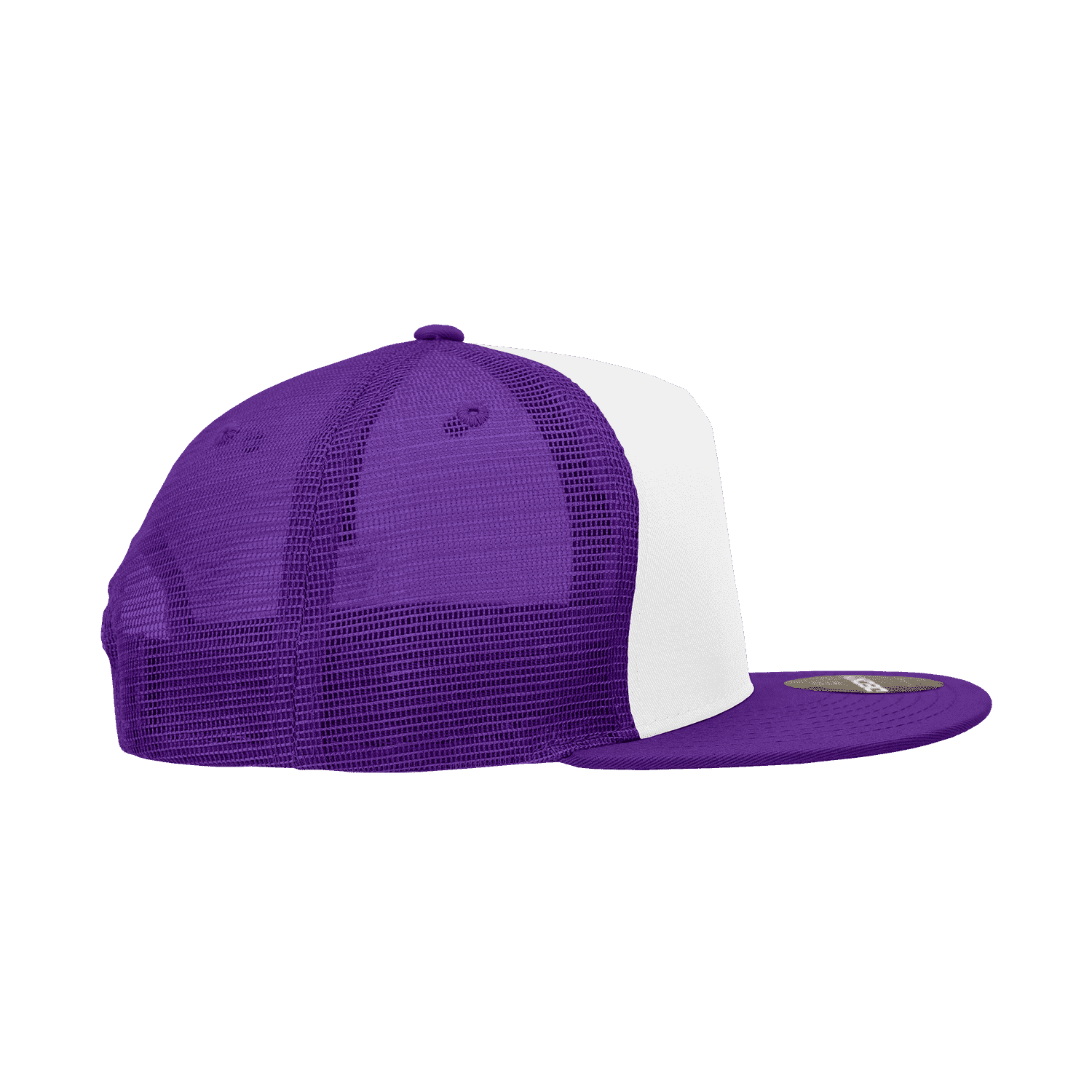 Decky 1040 Classic 5 Panel Trucker Cap - White Purple - HIT a Double - 4