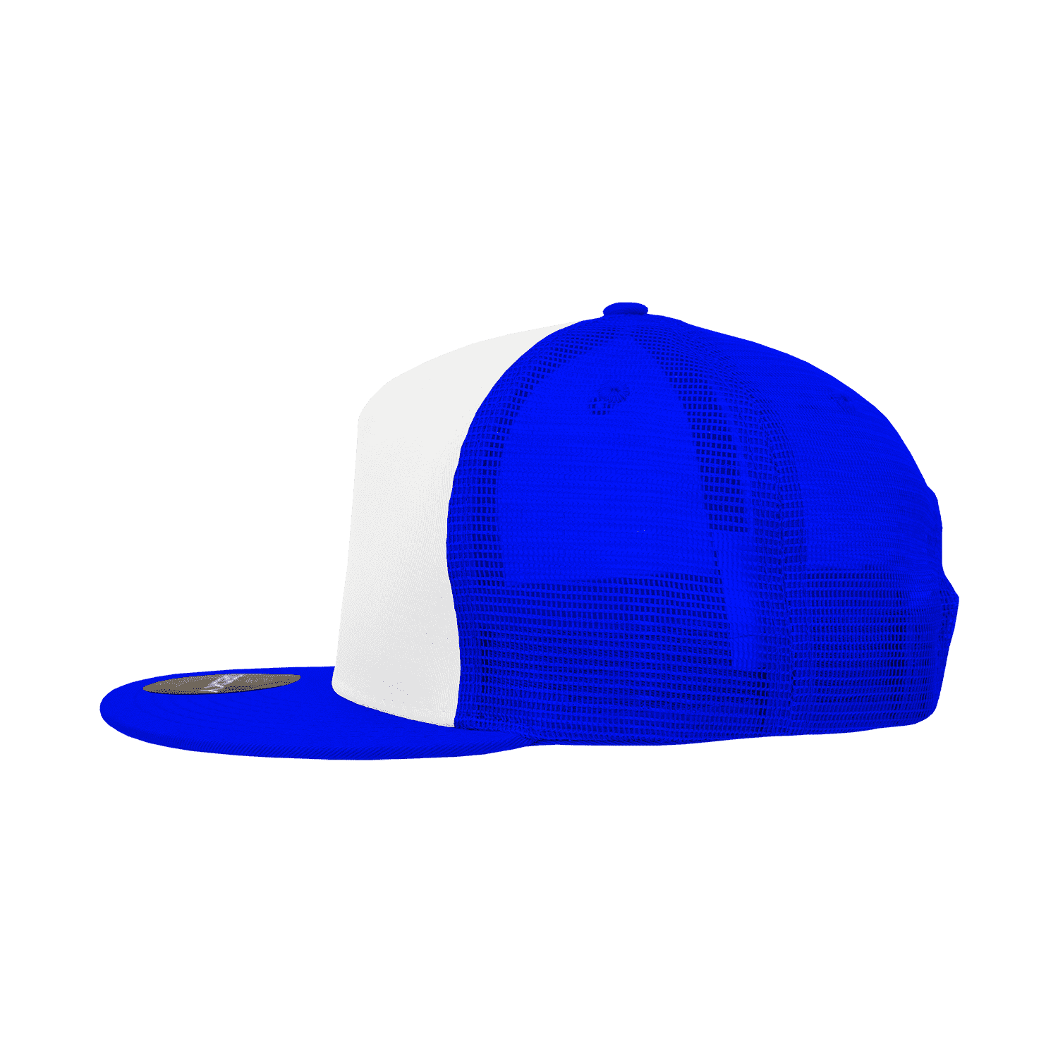 Decky 1040 Classic 5 Panel Trucker Cap - White Royal | HIT a Double