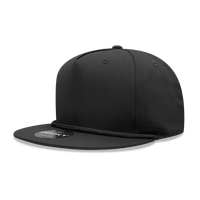 Decky 1041 Classic Flat Bill Golf Cap - Black | HIT a Double
