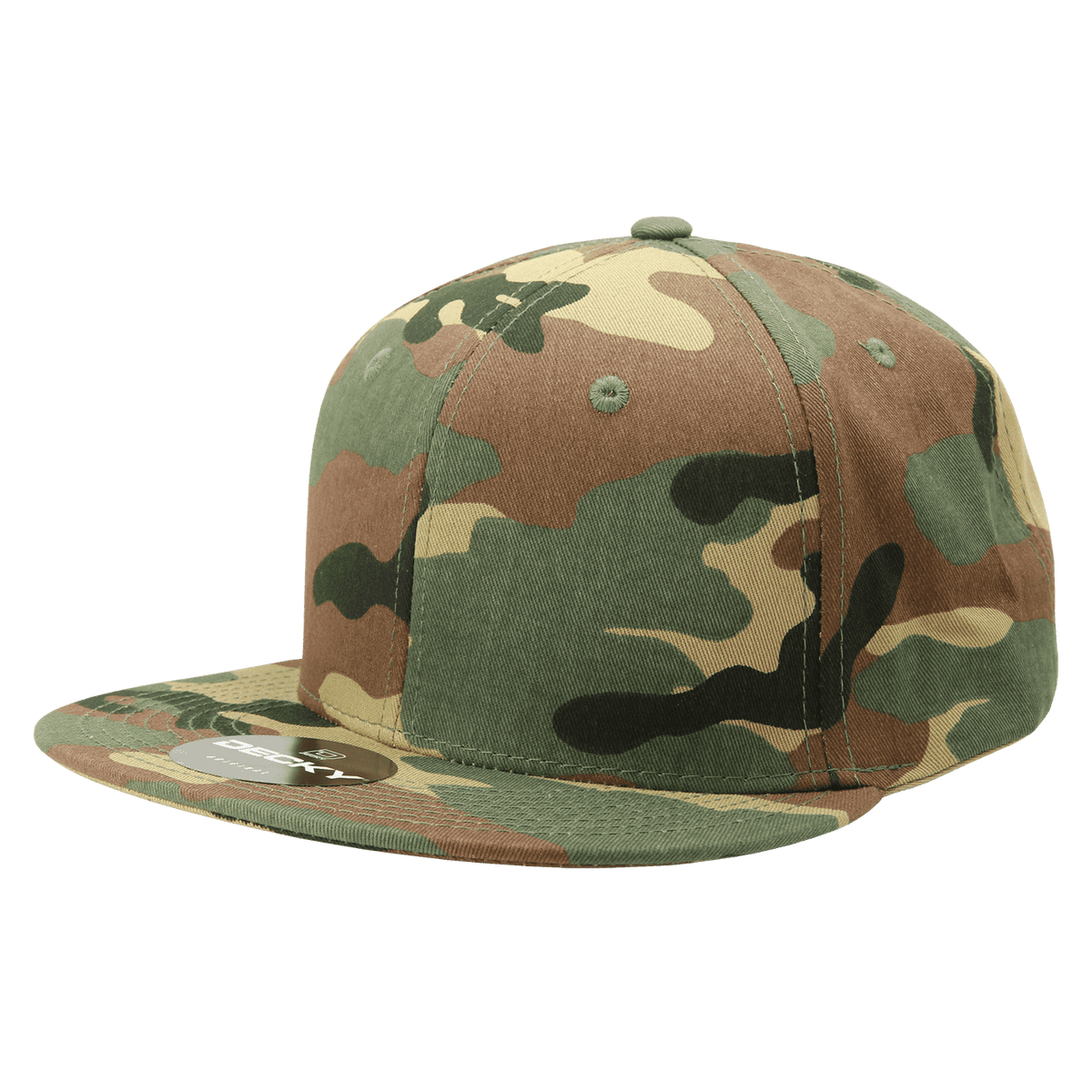 Decky 1047 Digital Camo Snapback Cap - Woodland Camo | HIT a Double