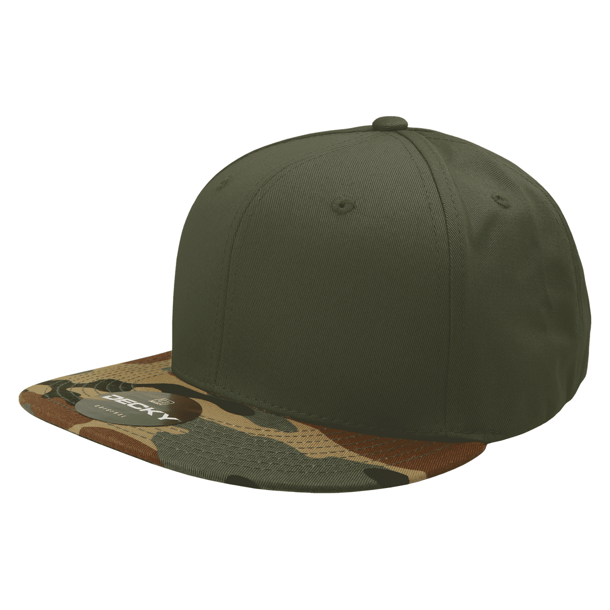 Decky 1047 Digital Camo Snapback Cap - Woodland Olive | HIT a Double