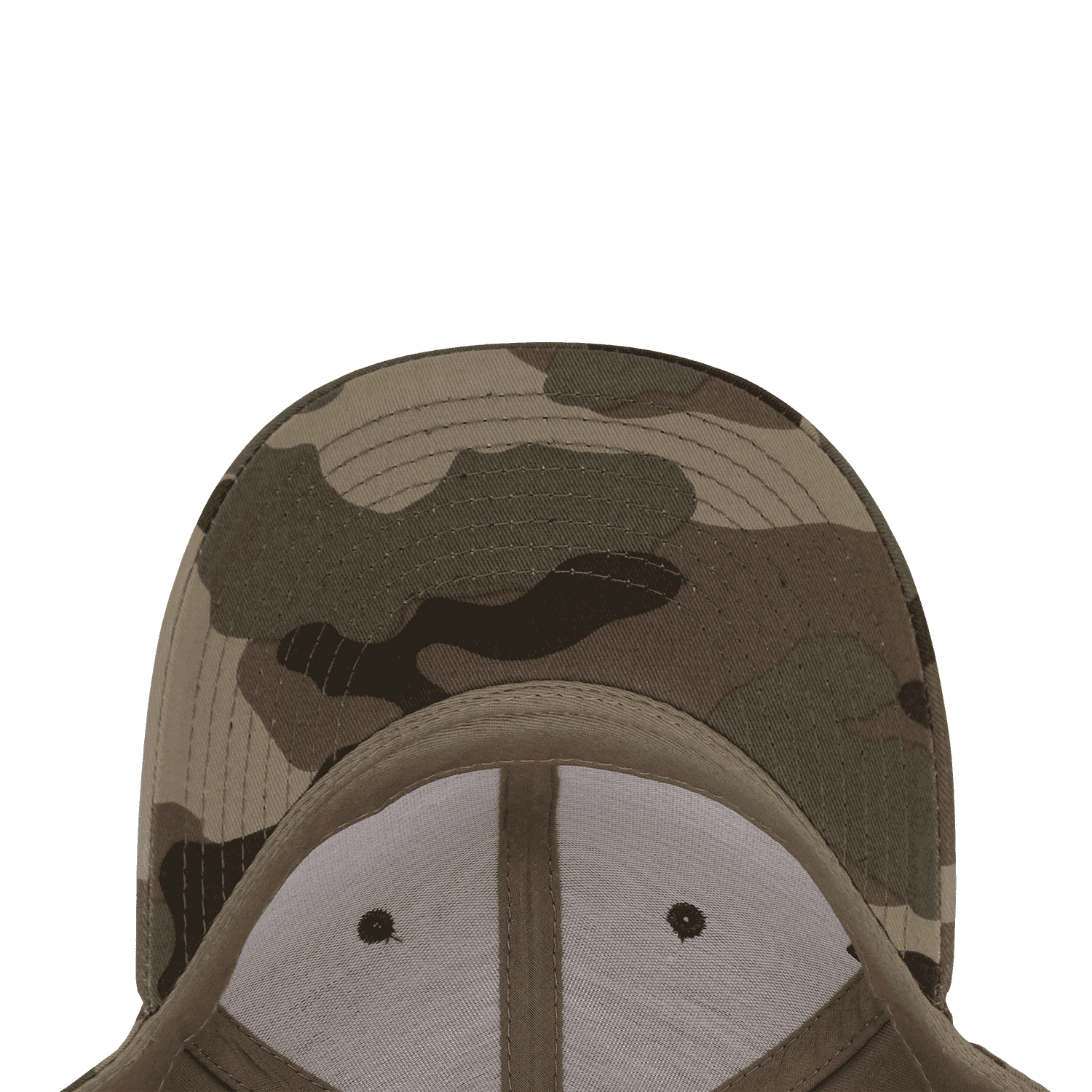 Decky 1048 Camo Curve Bill Baseball Cap - Woodland Camo - HIT a Double - 5