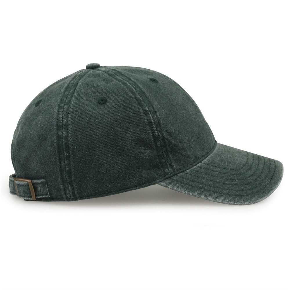 The Game GB465 Pigment Dyed Twill Cap - Bottle Green sand - HIT a Double - 7