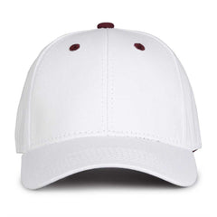 The Game GB2016 White Snapback Cotton Twill Cap - White Maroon | HIT a Double